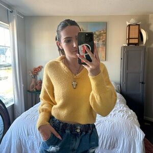 Yellow sweater
